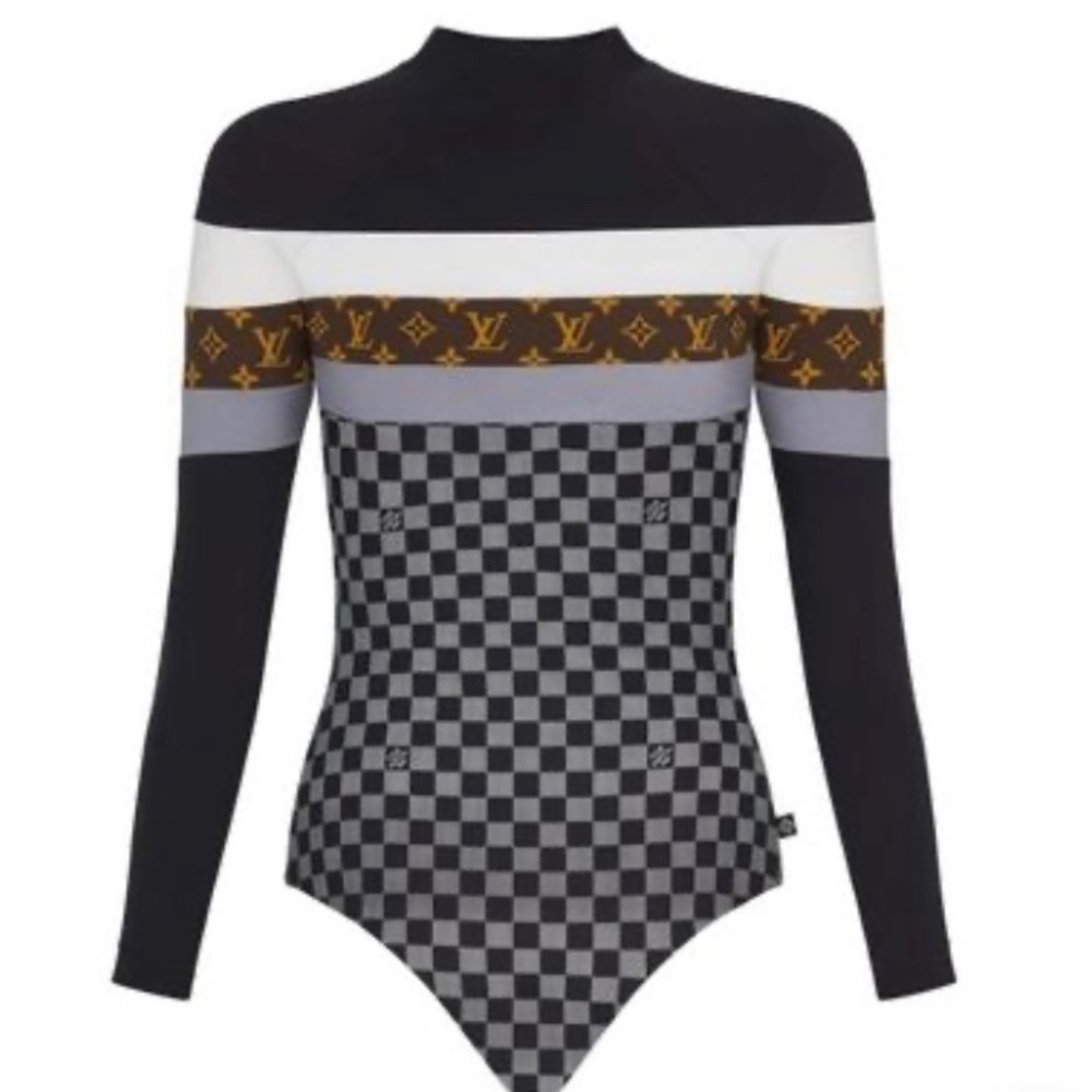 Louis Vuitton Sporty Damier Bodysuit + box
